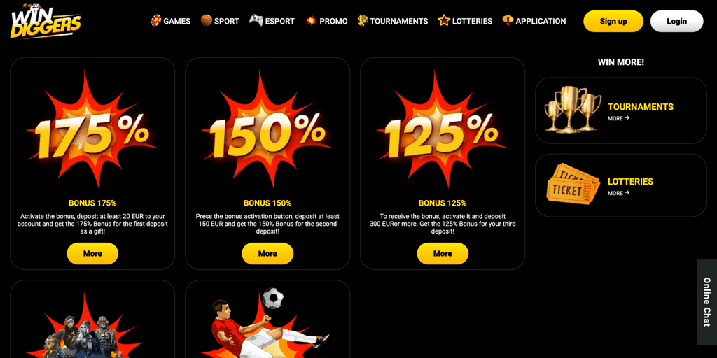 Perks and Promotions at Win Diggers Casino [2025] 
